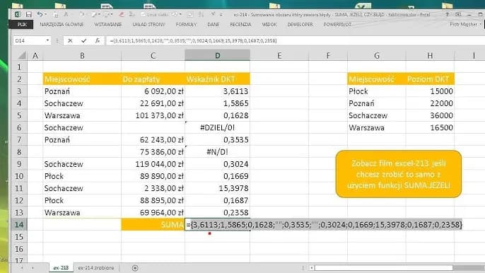 Jak zrobić sumę w Excelu i uniknąć najczęstszych błędów