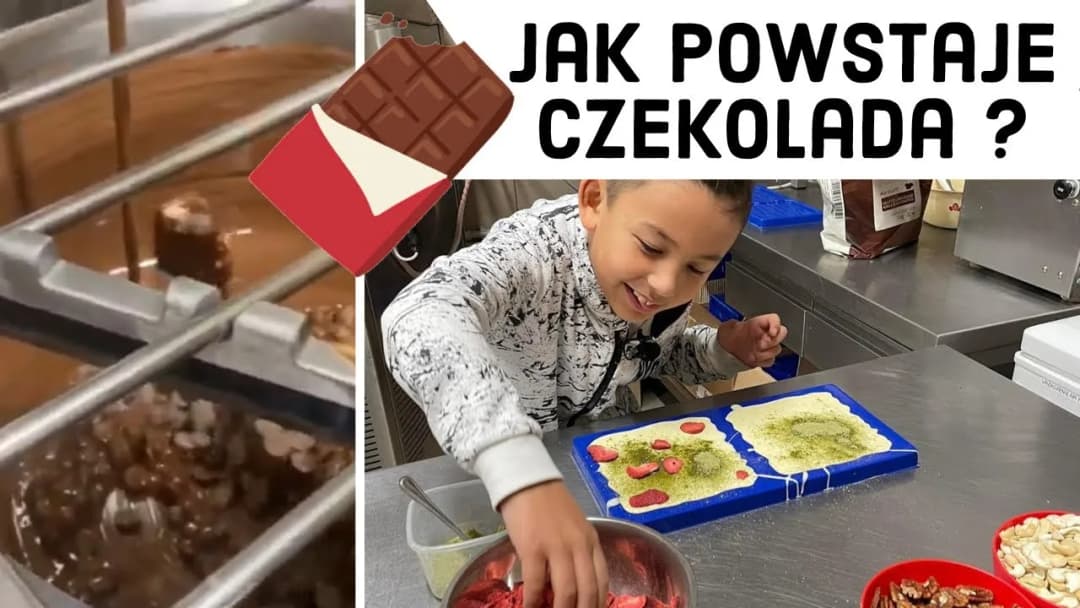 Jak powstaje czekolada? Edukacyjne filmy dla dzieci o produkcji czekolady