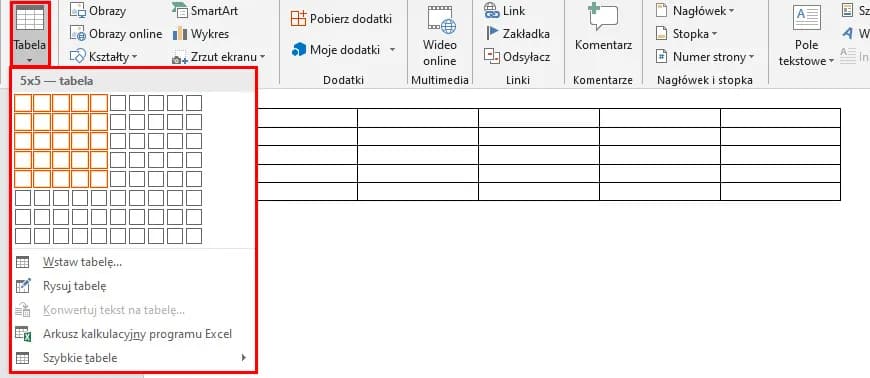 Jak przenieść tabelę z Worda do Excela bez utraty formatowania