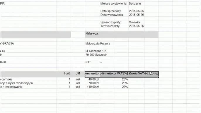 Jak zrobić fakturę w Excelu - proste kroki, które zaoszczędzą czas