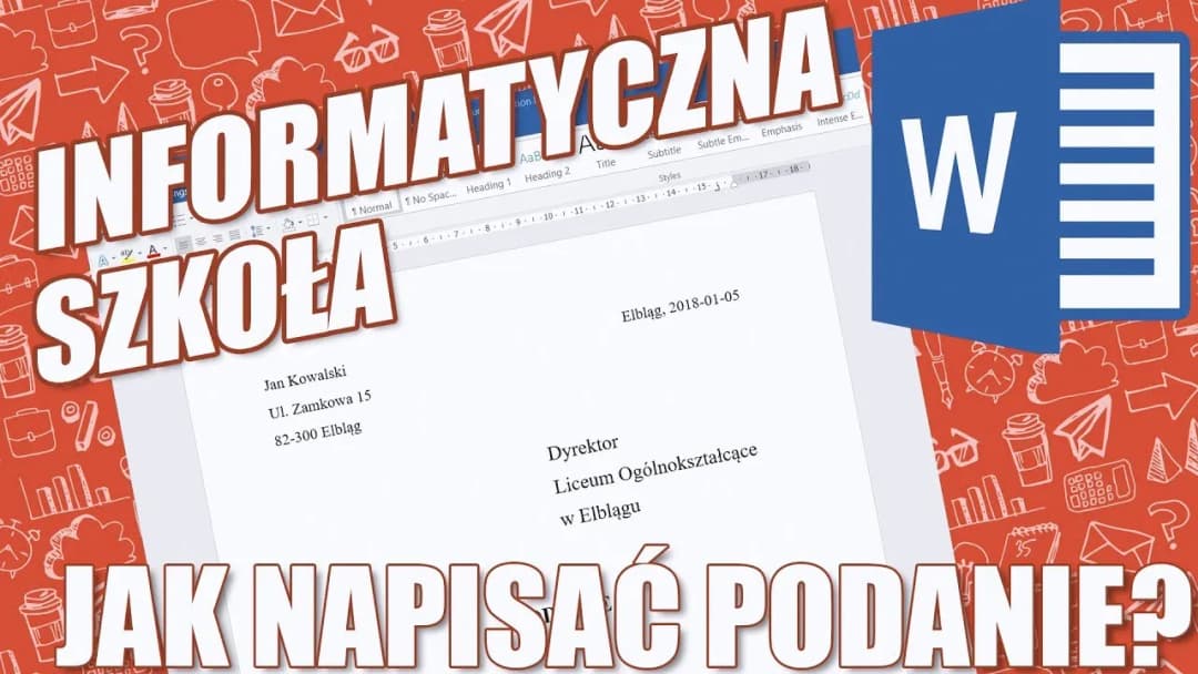 Jak napisać podanie w Wordzie - krok po kroku bez błędów
