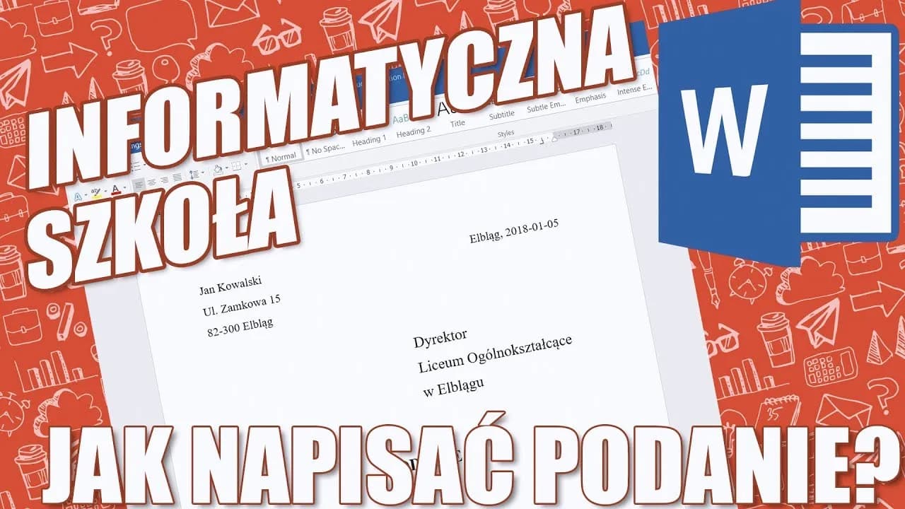 Jak napisać podanie w Wordzie - krok po kroku bez błędów